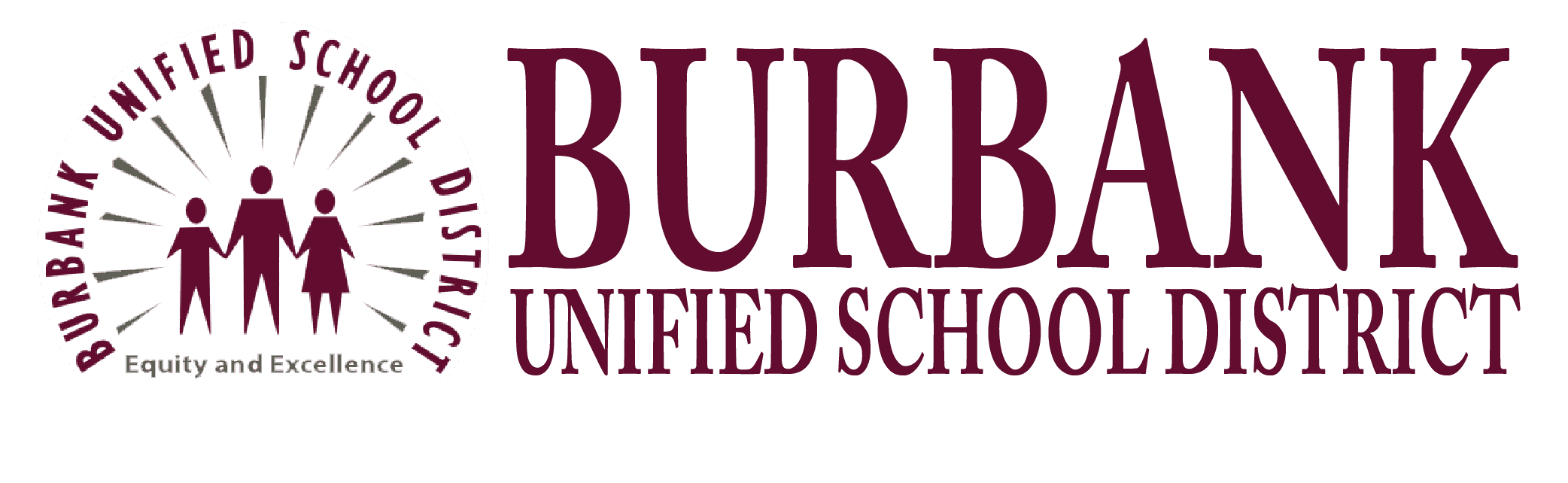 A logo of burbs unified school district