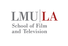A logo of lmu school of film and television.